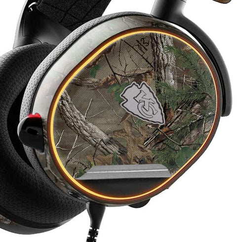 NFL Kansas City Chiefs Realtree Xtra Green Camo SteelSeries Arctis 5 Skin