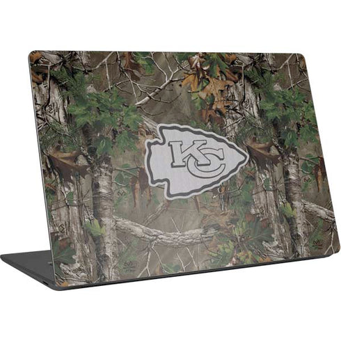NFL Kansas City Chiefs Realtree Xtra Green Camo Surface Laptop 4 15in Skin