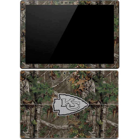 NFL Kansas City Chiefs Realtree Xtra Green Camo Surface Pro 4 Skin