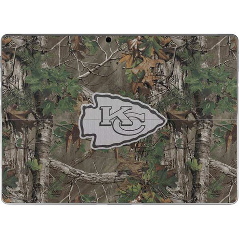 NFL Kansas City Chiefs Realtree Xtra Green Camo Surface Pro 8 Skin