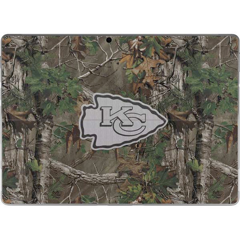 NFL Kansas City Chiefs Realtree Xtra Green Camo Surface Pro 9 Skin