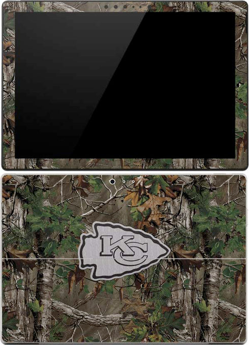 NFL Kansas City Chiefs Realtree Xtra Green Camo Surface Pro (2017) Skin