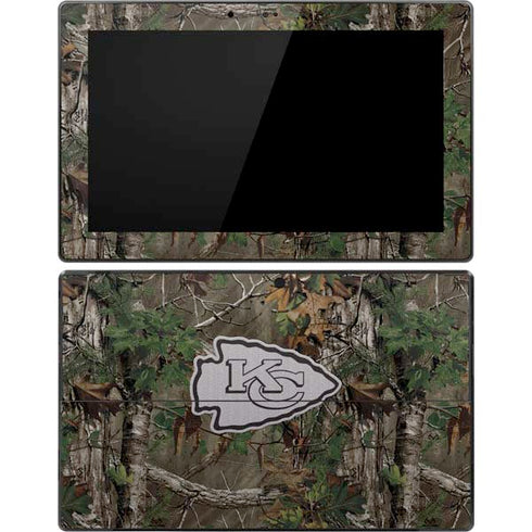 NFL Kansas City Chiefs Realtree Xtra Green Camo Surface Pro Tablet Skin