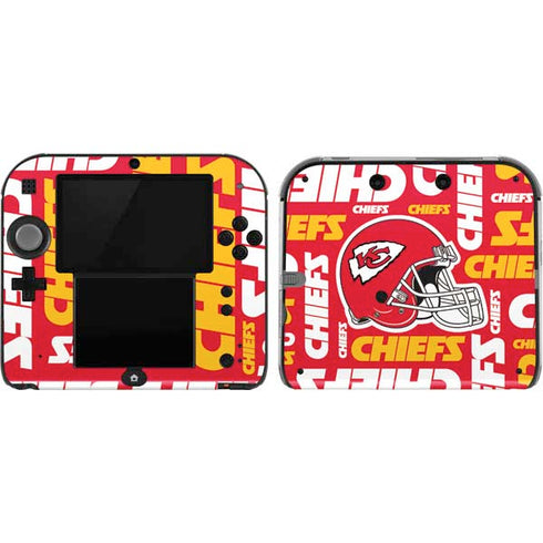 NFL Kansas City Chiefs Red Blast Nintendo 2DS Skin