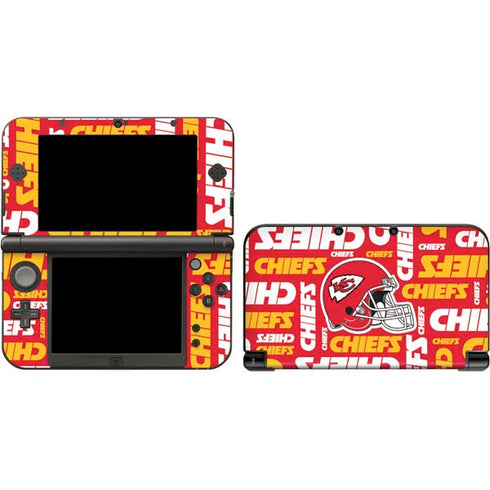 NFL Kansas City Chiefs Red Blast 3DS XL 2015 Skin
