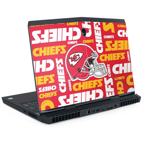 NFL Kansas City Chiefs Red Blast Dell Alienware Skin