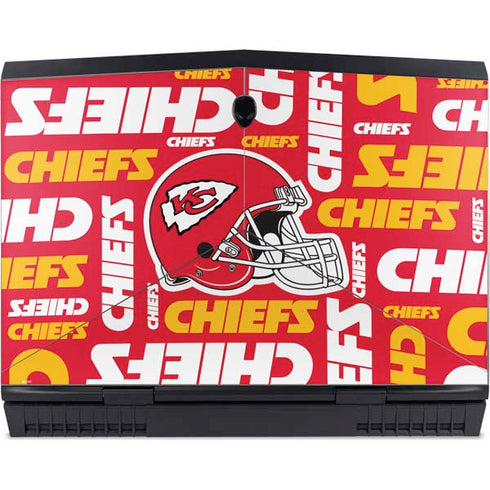 NFL Kansas City Chiefs Red Blast Dell Alienware Skin