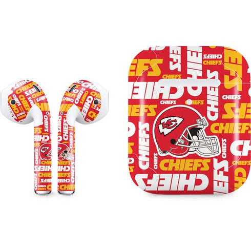 NFL Kansas City Chiefs Red Blast Apple AirPods 2 Skin