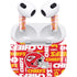 NFL Kansas City Chiefs Red Blast Apple AirPods (3rd Gen 2021) Skin