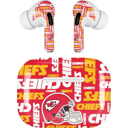 NFL Kansas City Chiefs Red Blast Apple AirPods Pro Skin