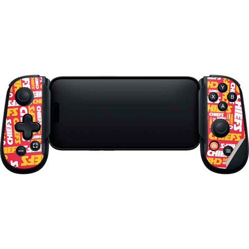 NFL Kansas City Chiefs Red Blast Backbone One for iPhone Game Controller Skin