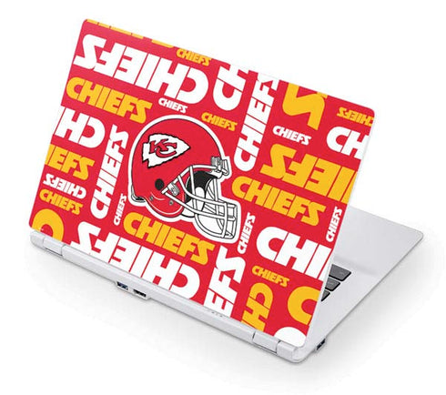 NFL Kansas City Chiefs Red Blast Acer Chromebook Skin