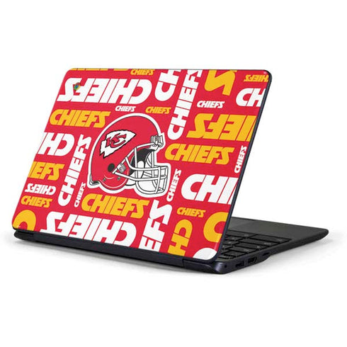 NFL Kansas City Chiefs Red Blast Samsung Chromebook Skin
