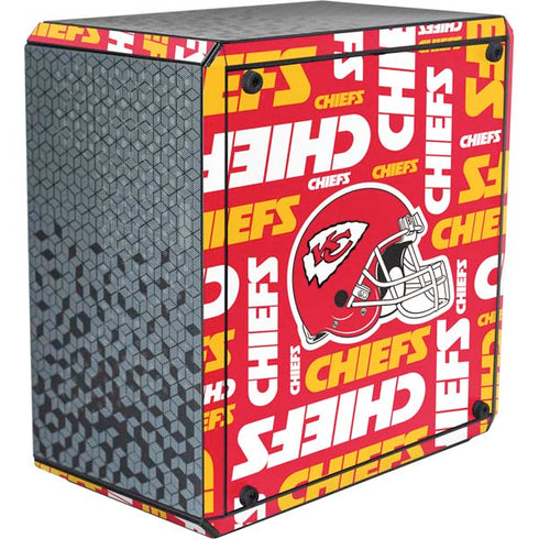 NFL Kansas City Chiefs Red Blast Cooler Master MasterBox Q300L Mini Tower Skin