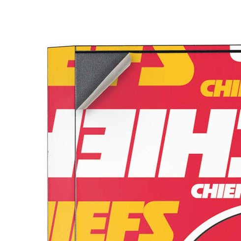 NFL Kansas City Chiefs Red Blast Corsair 4000D Tempered Glass Mid-Tower ATX Case Skin