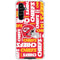 NFL Kansas City Chiefs Red Blast Galaxy A54 5G Clear Case