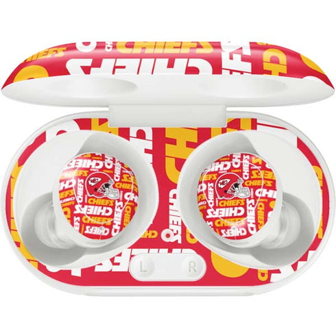 NFL Kansas City Chiefs Red Blast Galaxy Buds Plus Skin