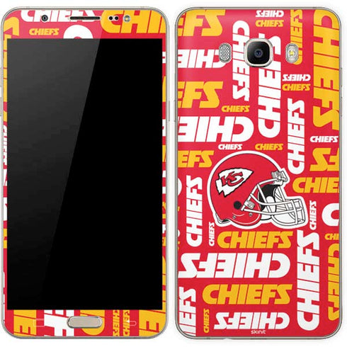 NFL Kansas City Chiefs Red Blast Galaxy J7 Skin