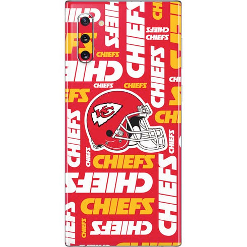 NFL Kansas City Chiefs Red Blast Galaxy Note 10 Skin
