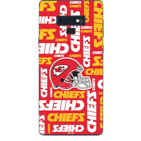 NFL Kansas City Chiefs Red Blast Galaxy Note 9 Skin