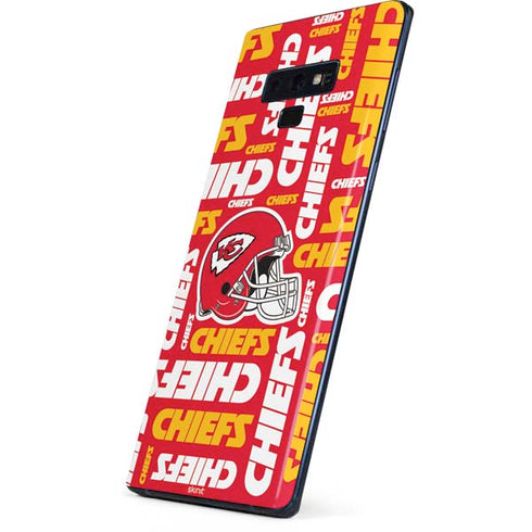 NFL Kansas City Chiefs Red Blast Galaxy Note 9 Skin