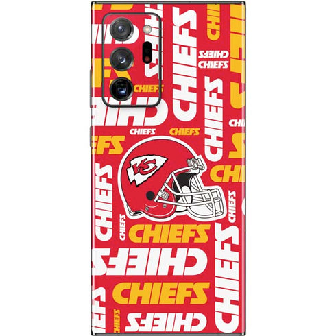 NFL Kansas City Chiefs Red Blast Galaxy Note20 Ultra 5G Skin