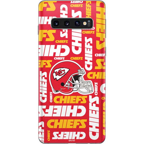 NFL Kansas City Chiefs Red Blast Galaxy S10 Skin
