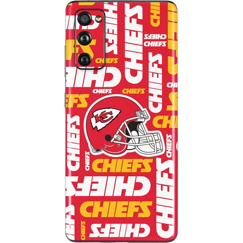 NFL Kansas City Chiefs Red Blast Galaxy S20 Fan Edition Skin