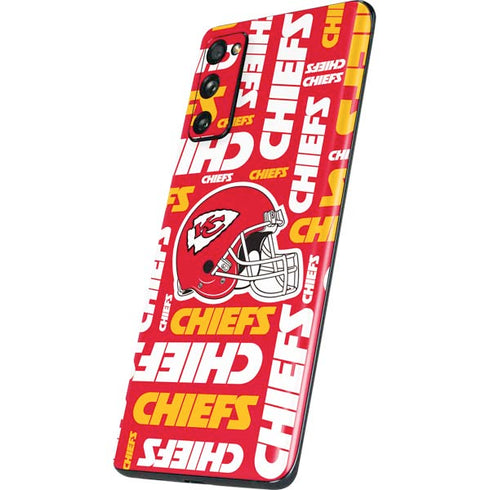 NFL Kansas City Chiefs Red Blast Galaxy S20 Fan Edition Skin