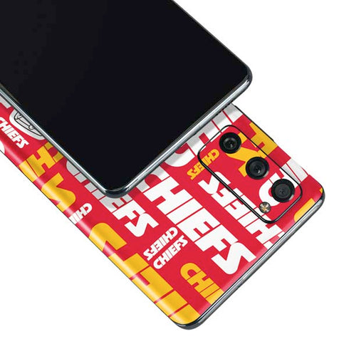 NFL Kansas City Chiefs Red Blast Galaxy S20 Fan Edition Skin
