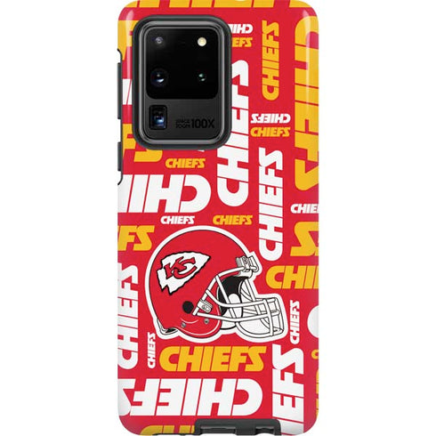 NFL Kansas City Chiefs Red Blast Galaxy S20 Ultra 5G Pro Case