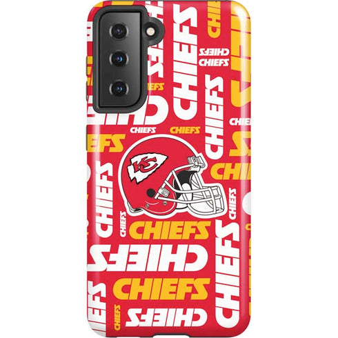 NFL Kansas City Chiefs Red Blast Galaxy S21 5G Pro Case