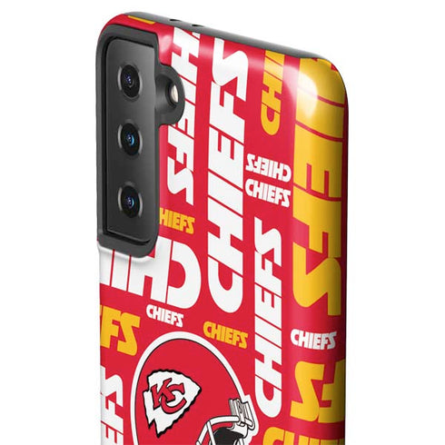 NFL Kansas City Chiefs Red Blast Galaxy S21 FE Pro Case