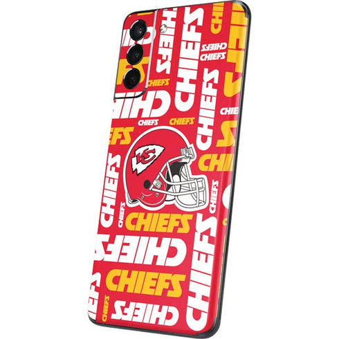 NFL Kansas City Chiefs Red Blast Galaxy S21 Plus 5G Skin