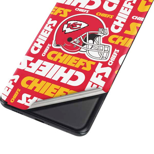 NFL Kansas City Chiefs Red Blast Galaxy S21 Plus 5G Skin