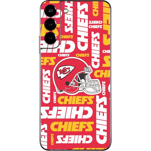 NFL Kansas City Chiefs Red Blast Galaxy S22 Plus Skin