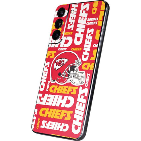 NFL Kansas City Chiefs Red Blast Galaxy S22 Plus Skin
