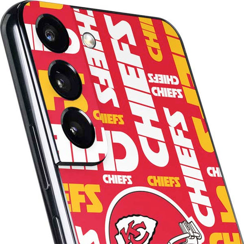 NFL Kansas City Chiefs Red Blast Galaxy S22 Plus Skin