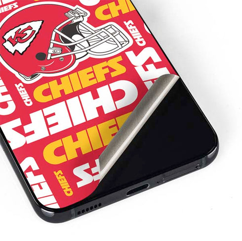 NFL Kansas City Chiefs Red Blast Galaxy S22 Plus Skin