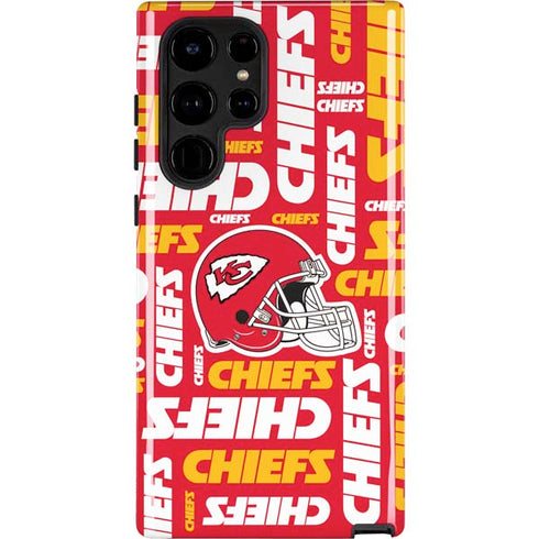 NFL Kansas City Chiefs Red Blast Galaxy S22 Ultra Pro Case