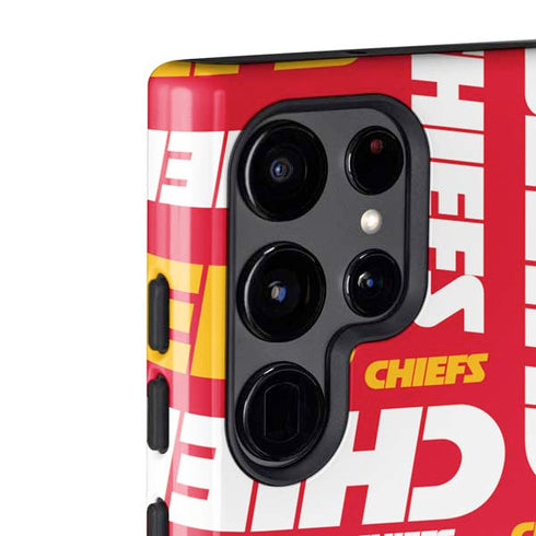 NFL Kansas City Chiefs Red Blast Galaxy S22 Ultra Pro Case