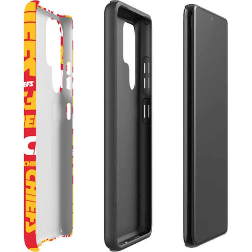 NFL Kansas City Chiefs Red Blast Galaxy S22 Ultra Pro Case