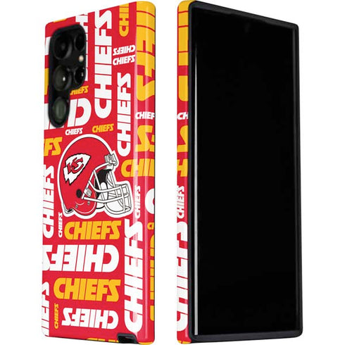 NFL Kansas City Chiefs Red Blast Galaxy S22 Ultra Pro Case