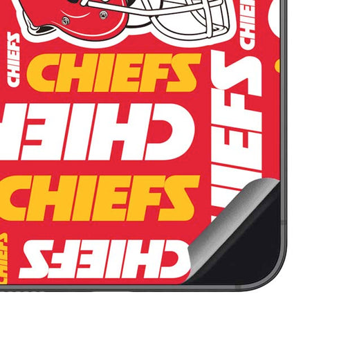NFL Kansas City Chiefs Red Blast Galaxy S23 FE Skin