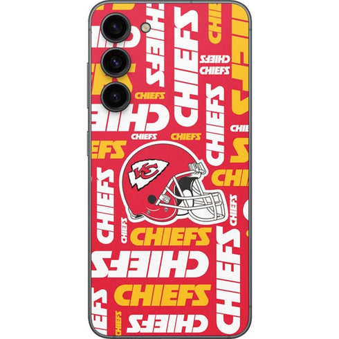 NFL Kansas City Chiefs Red Blast Galaxy S23 Plus Skin