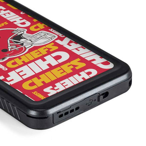 NFL Kansas City Chiefs Red Blast Galaxy S23 Plus Waterproof Case