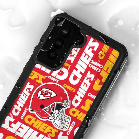 NFL Kansas City Chiefs Red Blast Galaxy S23 Plus Waterproof Case