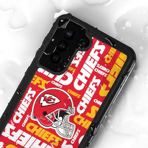 NFL Kansas City Chiefs Red Blast Galaxy S23 Waterproof Case