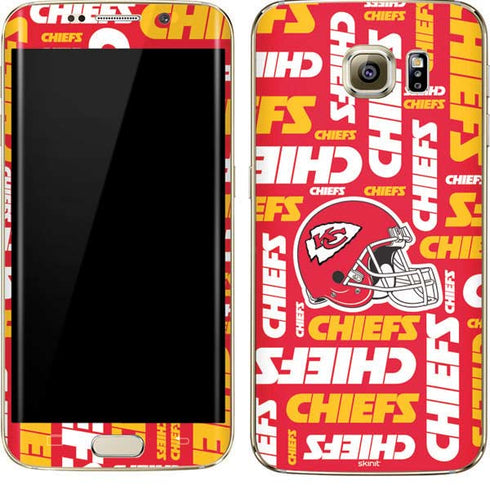 NFL Kansas City Chiefs Red Blast Galaxy S7 Edge Skin