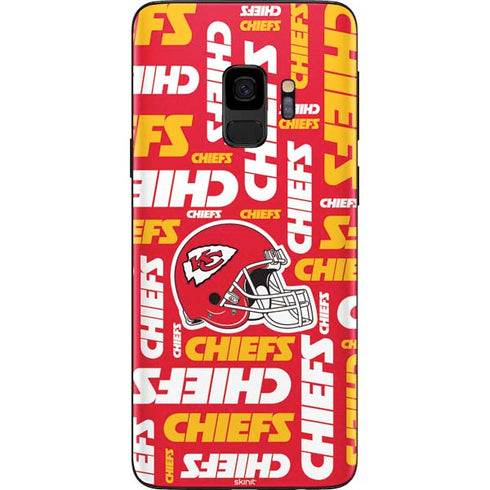 NFL Kansas City Chiefs Red Blast Galaxy S9 Skin